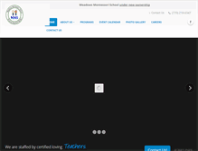 Tablet Screenshot of meadowsmontessori.com
